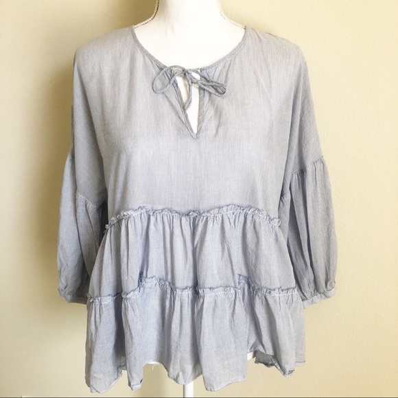 Lucky Brand Tops - Lucky brand striped blouse